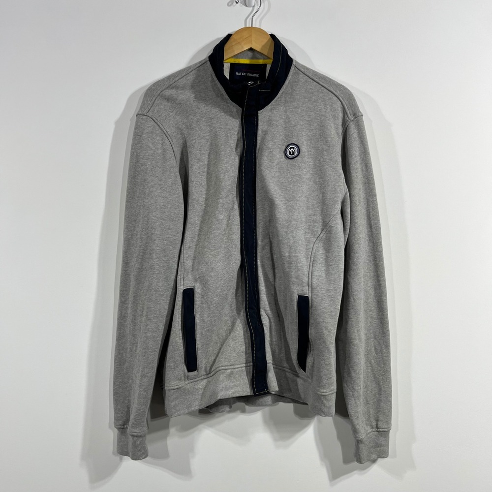 Mat de‎ Misaine Magellan Fisherman Nautical Coastal Zip Up Sweatshirt Womens XL